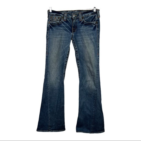 True Religion Women Distressed  Denim Jean’s Sz 30 - Picture 1 of 11